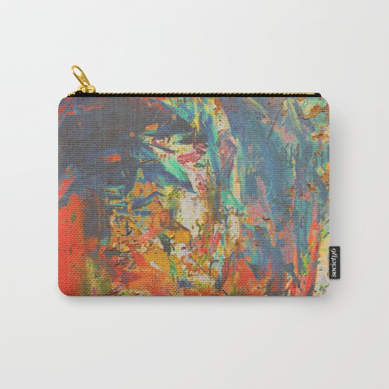 Blue and Red Wall Carry-All Pouch