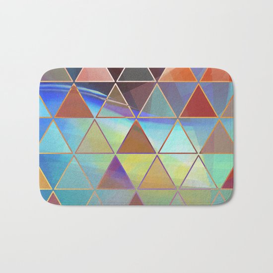 triangle wave Bath Mat