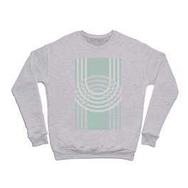 Mint Sage Green Arch Composition Crewneck Sweatshirt