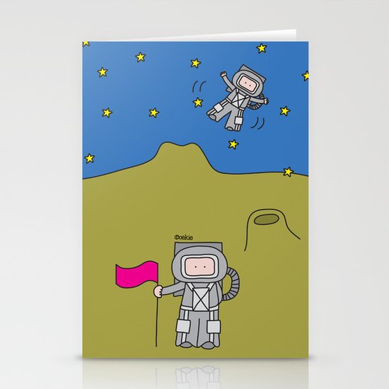 Space Stationery Cards