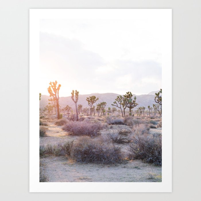 Joshua Tree Diptych [Left Side] Art Print by girlandthefox Society6