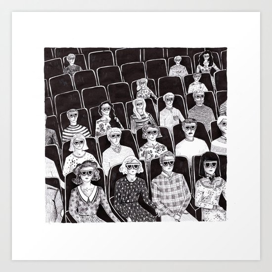 The movies Art Print