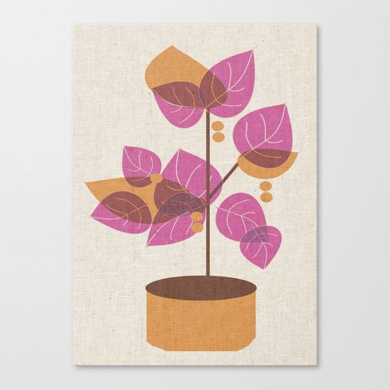 Purple Tree Canvas Print