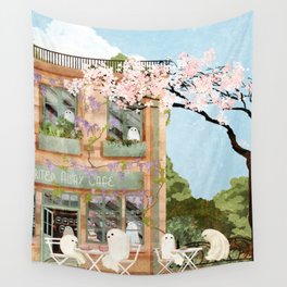 Ghost Cafe Wall Tapestry