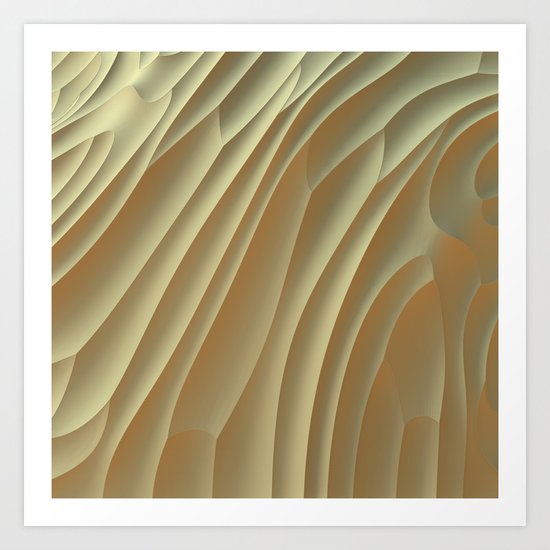 Buttercream Art Print