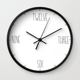 Rae Dunn Inspired Clock  Wall Clock