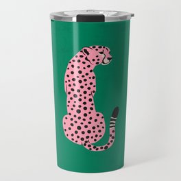 The Stare: Pink Cheetah Edition Travel Mug