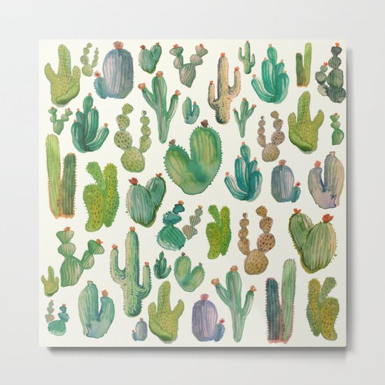 Cactus Collab. Metal Print
