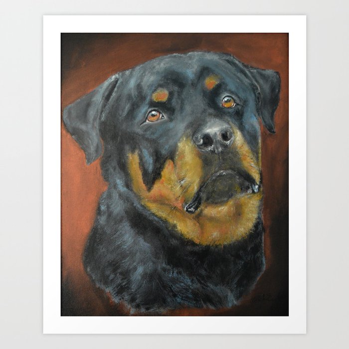 The Rottweiler Art Print