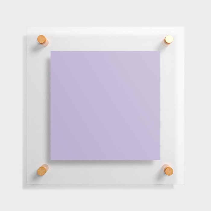 Pastel Lilac Floating Acrylic Print