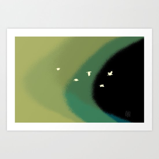 winds of the wings Art Print
