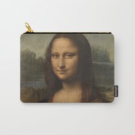 Mona Lisa, Leonardo da Vinci, 1503 Carry-All Pouch | Portrait, Lajoconde, Louvre, 1503, Monalisa, Painting, Oil, 1500, Peintre, Masterpiece 