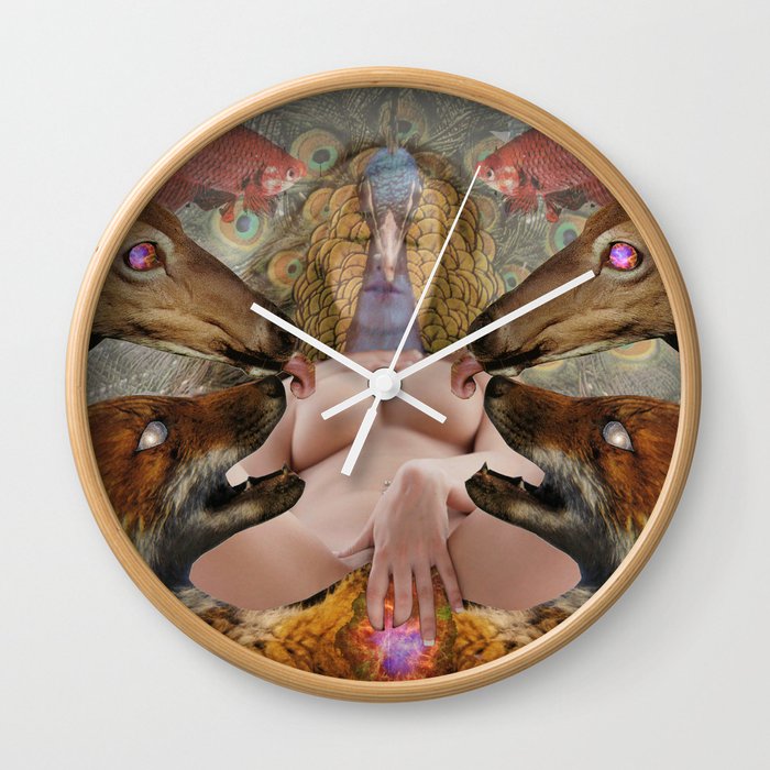 Animal magic Wall Clock