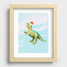 SparkleSaurus Recessed Framed Print