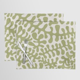 Henri Matisse cut outs seaweed plants pattern 10 Placemat