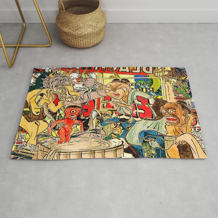 the daily lives of hungry ghosts Rug