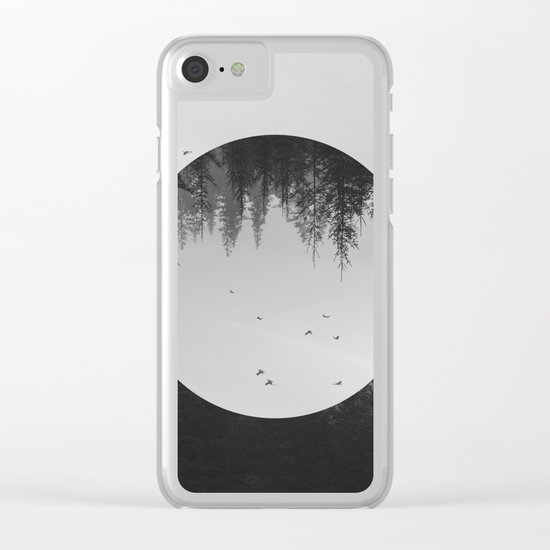 SOMEWHERE Clear iPhone Case