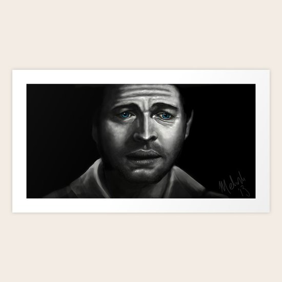 Blue Eyes Art Print