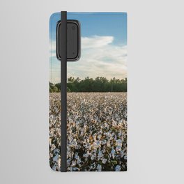 Cotton Field during Sunset Android Wallet Case