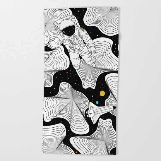 Worlds Apart Beach Towel