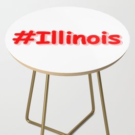 "#Illinois " Cute Design. Buy Now Side Table