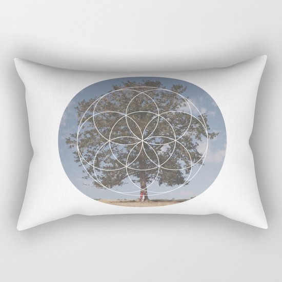 Free Tree Hugs - Geometric Photography Rectangular Pillow