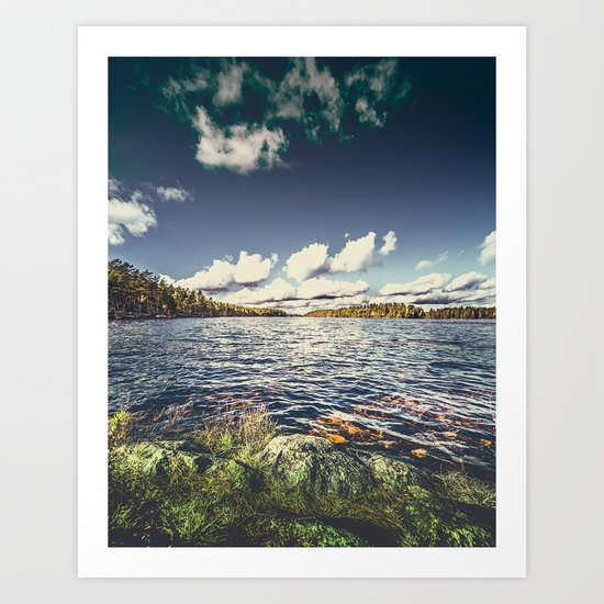 End of the road Art Print