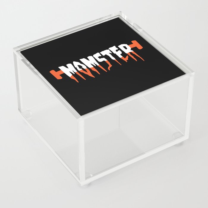 Momster Halloween Cool Mom Typographic Acrylic Box