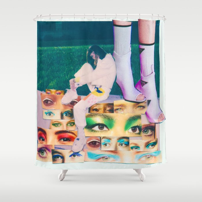 EYES IN SIGHT Shower Curtain