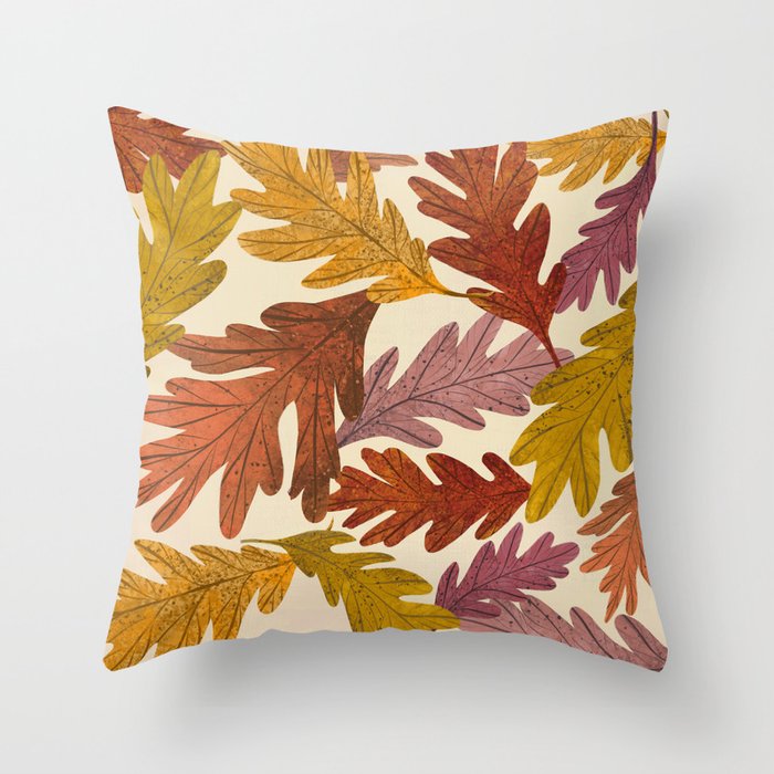 Autumn Leaves Throw Pillow