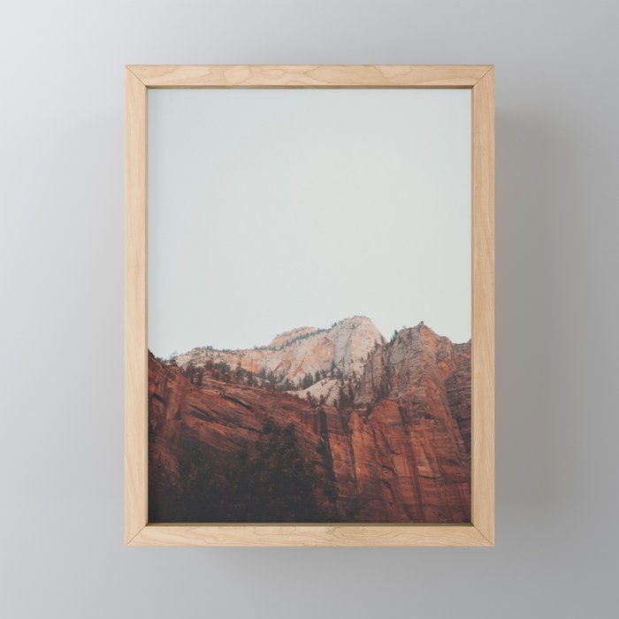 Canyon Light Framed Mini Art Print
