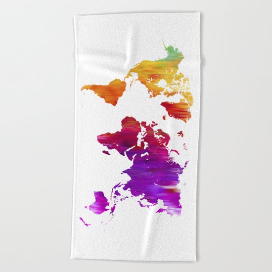 World filled with COLOR ! Beach Towel