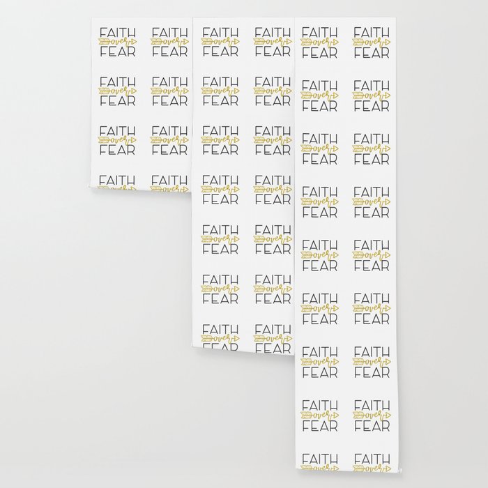 Inspirational Christian Bible Verse Product Faith Over Fear