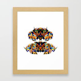 Places In The Forest: The Snake, The Cat, The Frog Framed Art Print