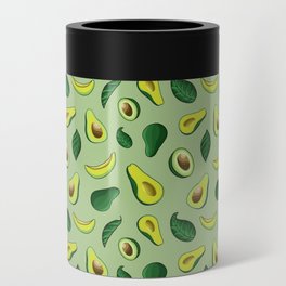 Avocado Green Pattern Can Cooler