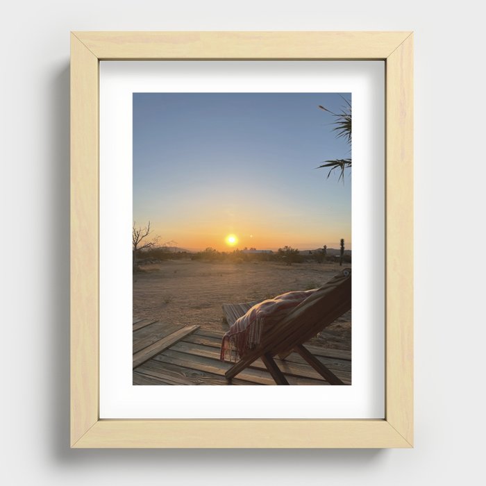 5 a.m. - Flamingo Heights Recessed Framed Print