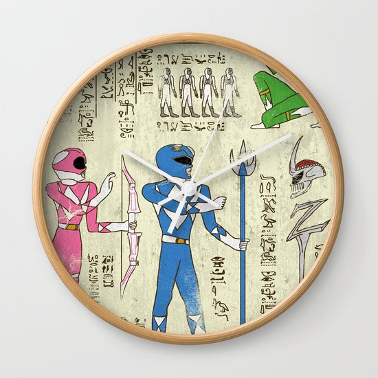 Hero-Glyphics: Power Wall Clock