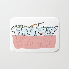 Clean teeth Bath Mat