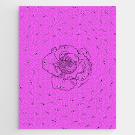 cosmic rose pink Jigsaw Puzzle