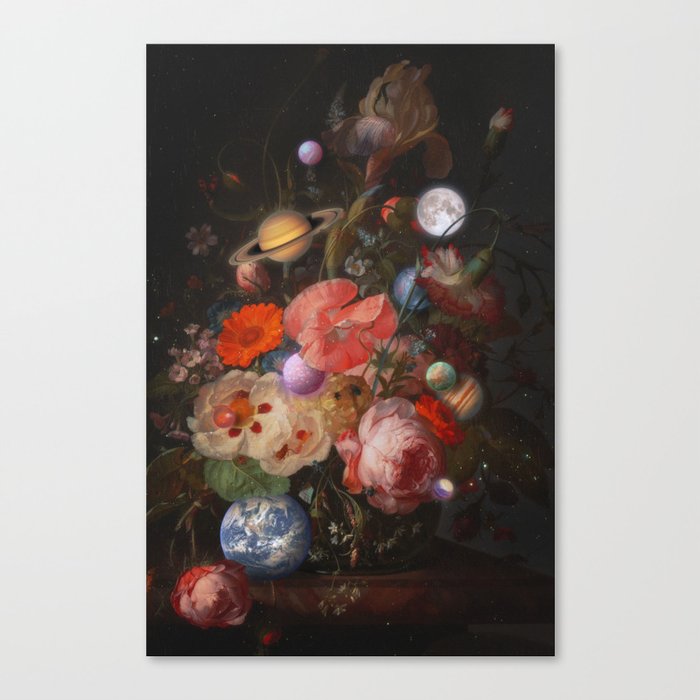 Bouquet of Planets Canvas Print