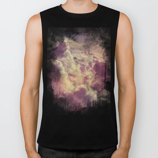 Clouds1 Biker Tank