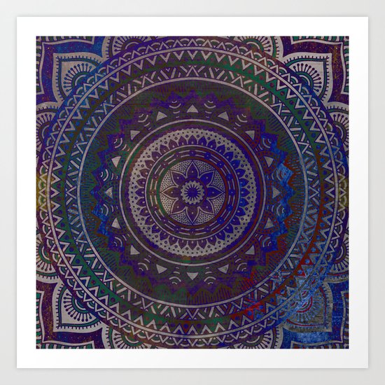 Spiritual Mandala Art Print
