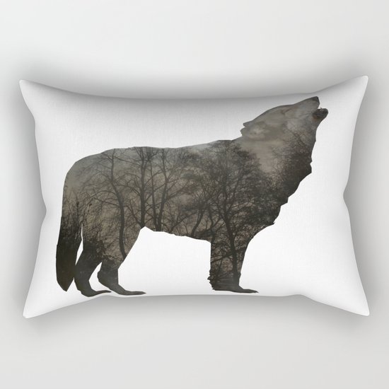 SOUL OF A WOLF Rectangular Pillow