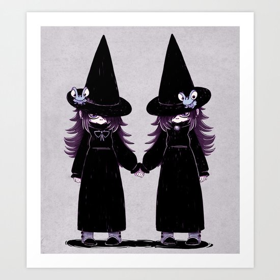 Twins Art Print