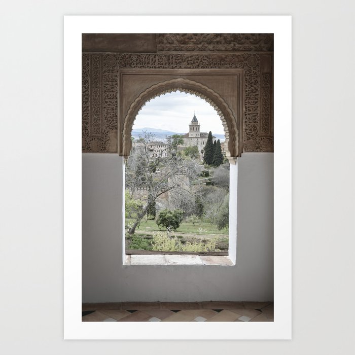Window to Granada Art Print