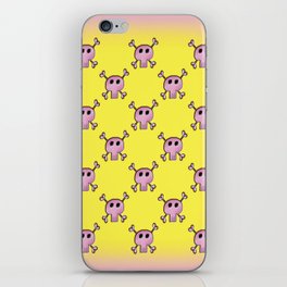 Pink Lemonade Punk Skulls iPhone Skin