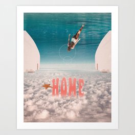 Home is where your heart is Art Print