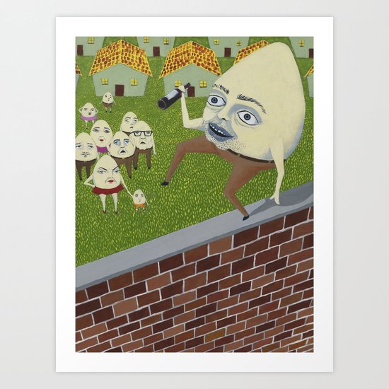 Humpty Dumpty Art Print