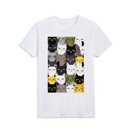 Cats Pattern Kids T Shirt