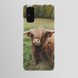 Scottish Highland Hairy Cow Android Case